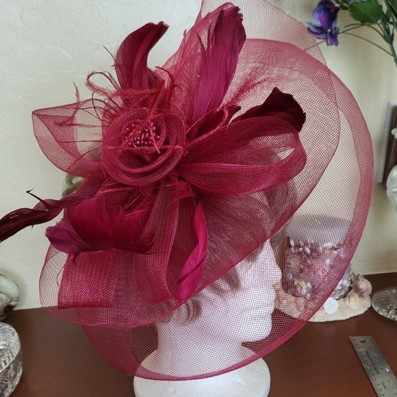 Tasha 'Derby' Fascinator Headband - Picture 1 of 11